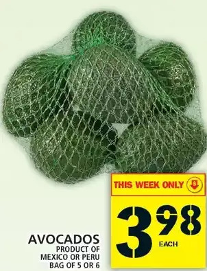 Food Basics Avocados offer