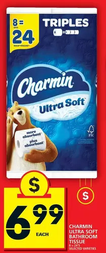 Food Basics Charmin ultra soft bathroom tissue offer