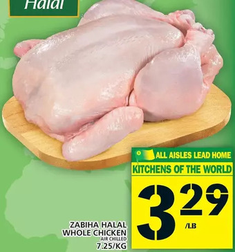 Food Basics Zabiha halal whole chicken offer