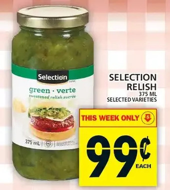 Food Basics Selection relish offer