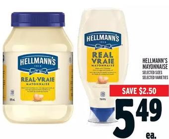 Metro Hellmann's mayonnaise offer
