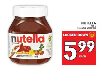 Food Basics Nutella offer
