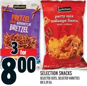 Metro Selection snacks offer