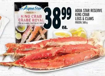 Metro Aqua star reserve king crab legs & claws offer