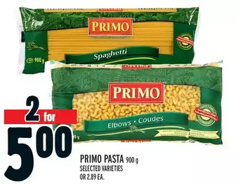 Metro Primo pasta offer