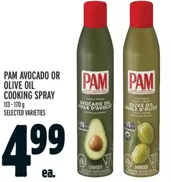 Metro Pam avocado or olive oil cooking spray offer
