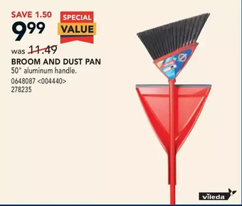 RONA Vileda broom and dust pan offer