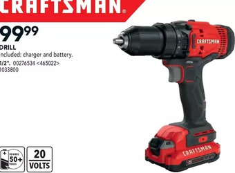 RONA Craftsman drill offer