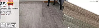 RONA "duraclic" vinyl flooring offer