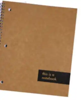 Staples Hilroy kraft notebook offer