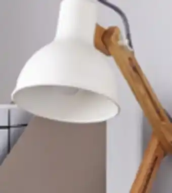 Staples General supply goods + co wood and white lamp with wireless qi charger with usb offer