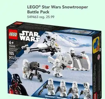 Toys R us Lego® star wars snowtrooper battle pack offer