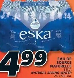 IGA Eau De Source Naturelle 24 x 500ml offer