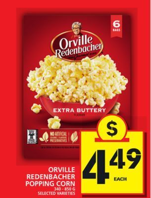 Food Basics Orville redenbacher popping corn offer