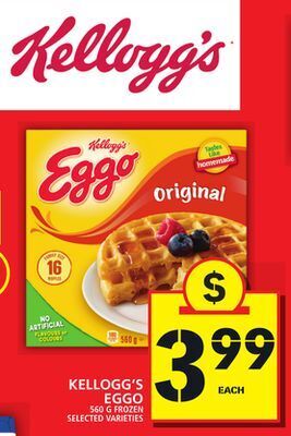 Food Basics Kellogg's eggo offer