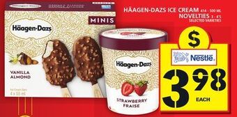Food Basics Häagen-dazs ice cream or novelties offer