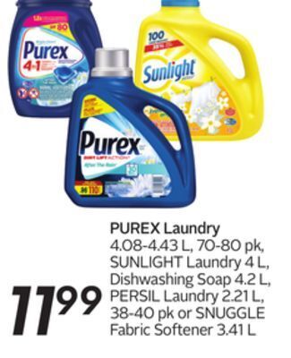 Sobeys Purex laundry offer