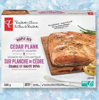 Fortinos Pc® maple soy cedar plank atlantic salmon, 500 g offer