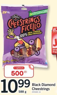 Fortinos Black diamond cheestrings, 588 g offer