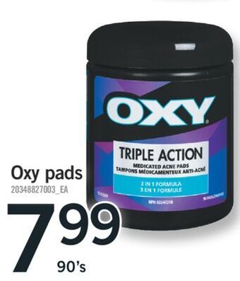 Fortinos Oxy pads, 90's offer