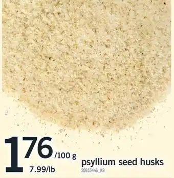 Fortinos Psyllium seed husks offer