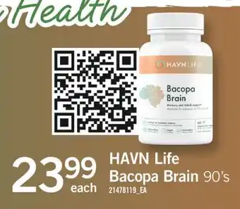 Fortinos Havn life bacopa brain, 90's offer