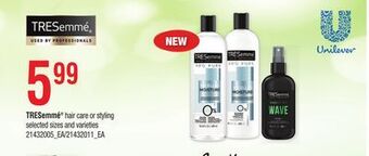 Loblaws Tresemmé® hair care or styling offer