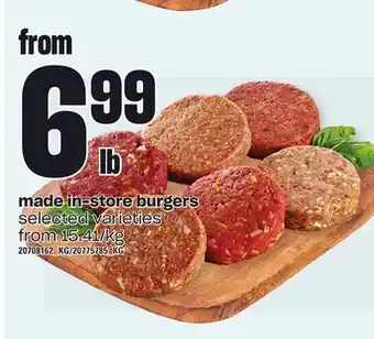 Loblaws Made in-store burgers offer