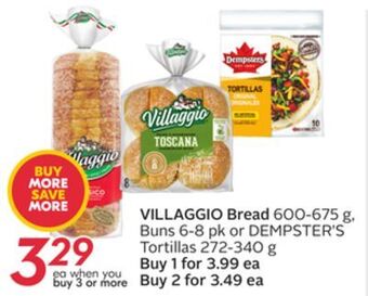 Sobeys Villaggio bread offer