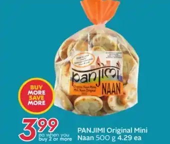 Sobeys Panjimi original mini naan offer