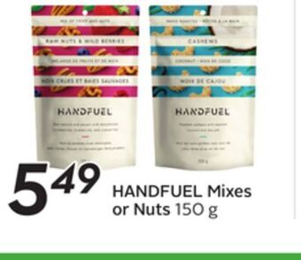 Sobeys Handfuel mixes or nuts offer