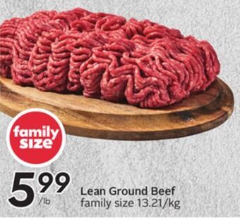 Sobeys Lean ground beef offer