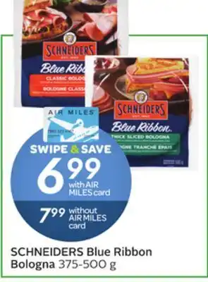 Sobeys Schneiders blue ribbon bologna offer