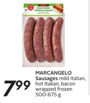 Sobeys Marcangelo sausages offer