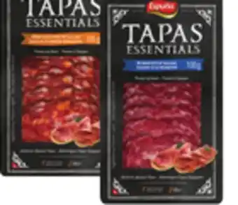 Sobeys Espuña spanish sliced meats, serrano, chorizo or bilboa offer