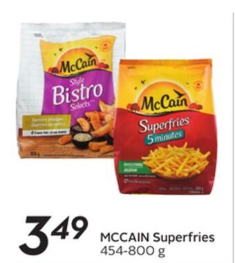 Sobeys Mccain superfries offer