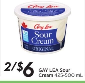 Sobeys Gay lea sour cream offer