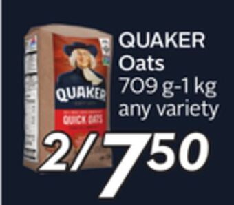 Sobeys Quaker oats offer