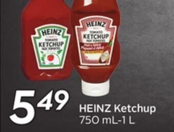 Sobeys Heinz ketchup offer