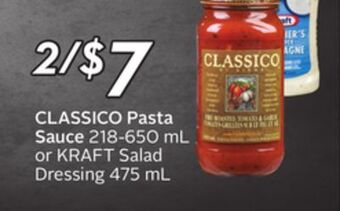 Sobeys Classico pasta sauce offer