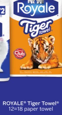 Sobeys Royale® tiger towel® offer