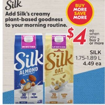 Sobeys Silk offer