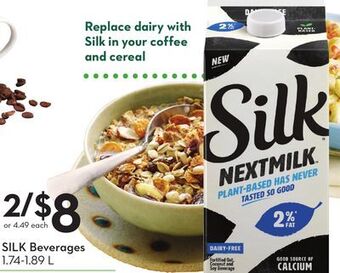Sobeys Silk beverages offer