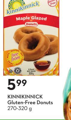 Sobeys Kinnikinnick gluten-free donuts offer