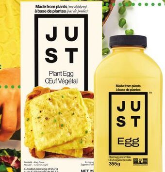 Sobeys Just plant egg alternative offer