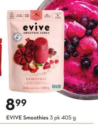 Sobeys Evive smoothies offer
