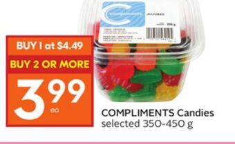 Foodland Compliments candies selected 350-450 g offer