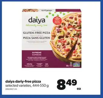 Real Canadian Superstore Daiya dariy-free pizza, 444-550 g offer