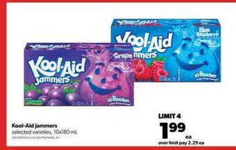 Real Canadian Superstore Kool-aid jammers, 10x180 ml offer