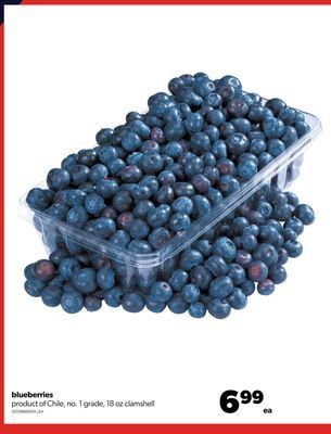 Real Canadian Superstore Blueberries, 18 oz clamshell offer
